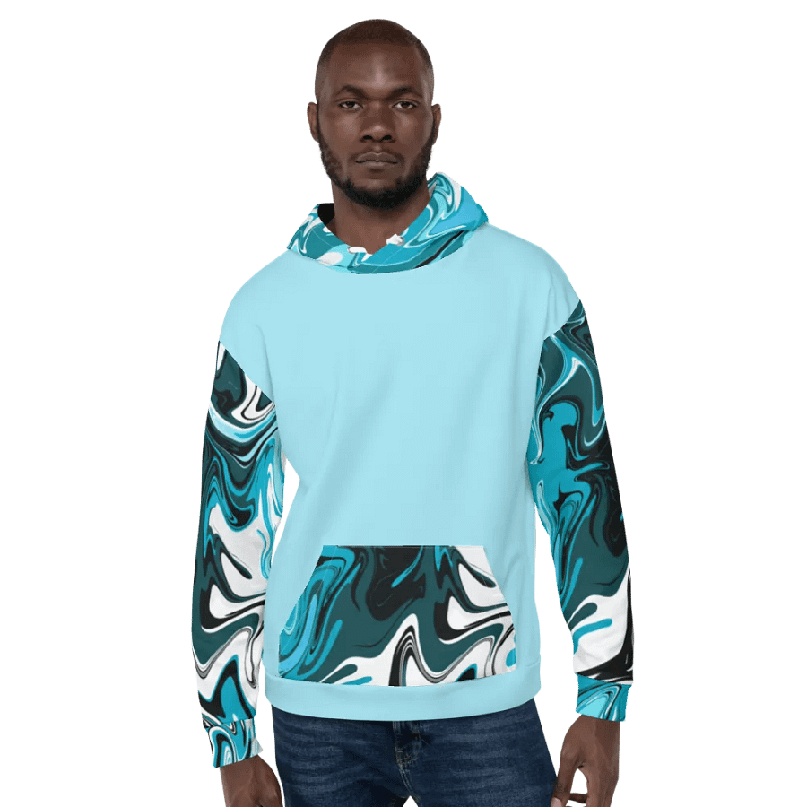 Blue Swirl Hoodie product image (8)