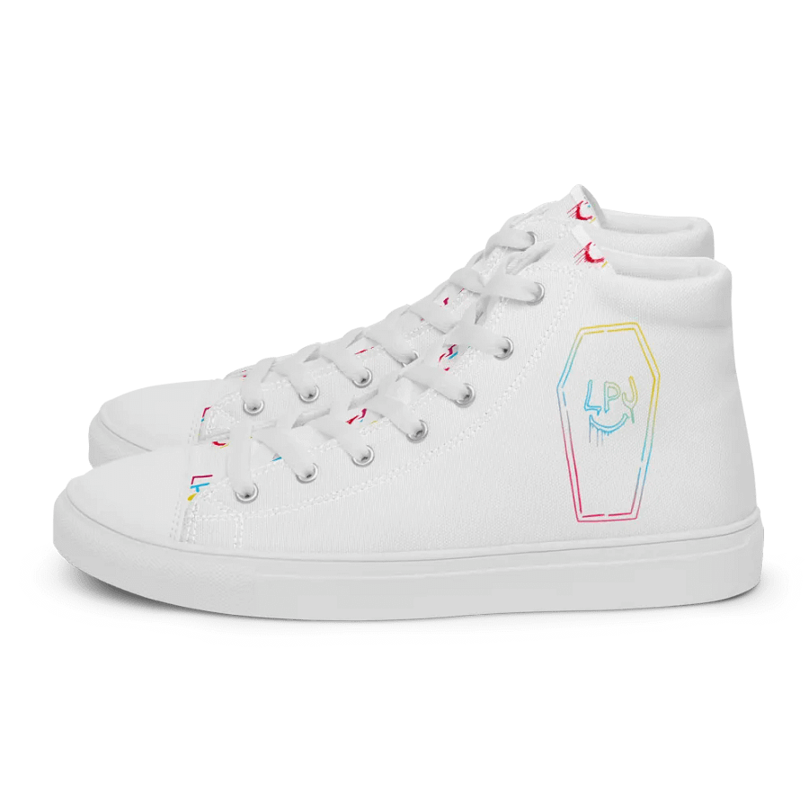 LPJ White Canvas Hi-Top Shoes product image (2)