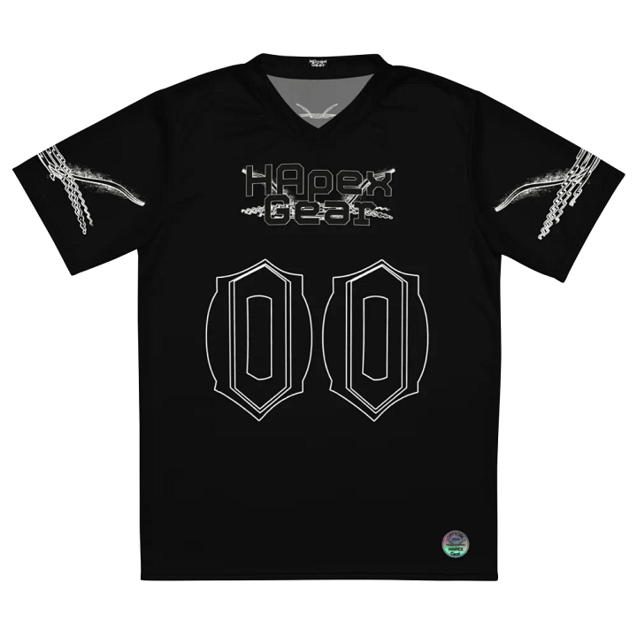 Rover - Black - Recycled Unisex Sports Jersey - Black HApex Gear Black Logo product image (2)