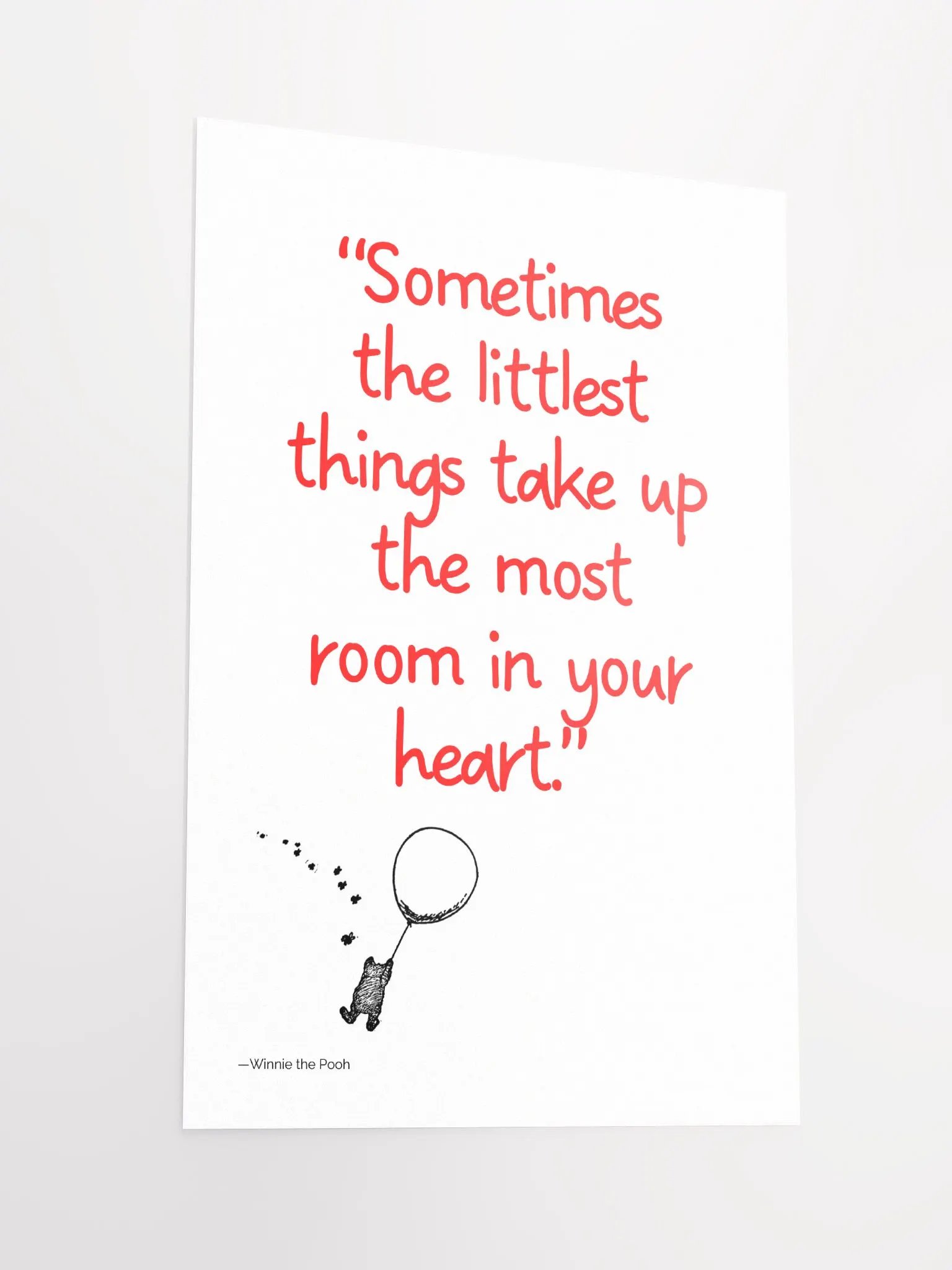 Winnie The Pooh Wall Art for Nursery 