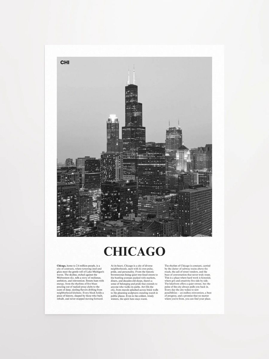 Chicago 04 Newspaper Poster product image (5)