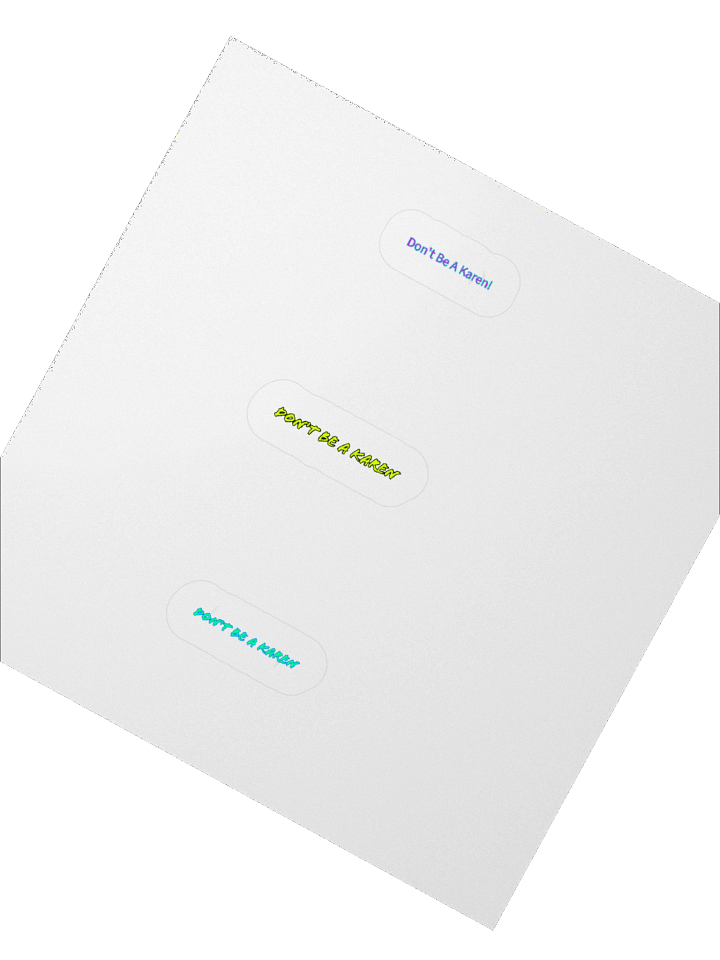 Don't Be A Karen! Meme Stickers 3PK product image (2)
