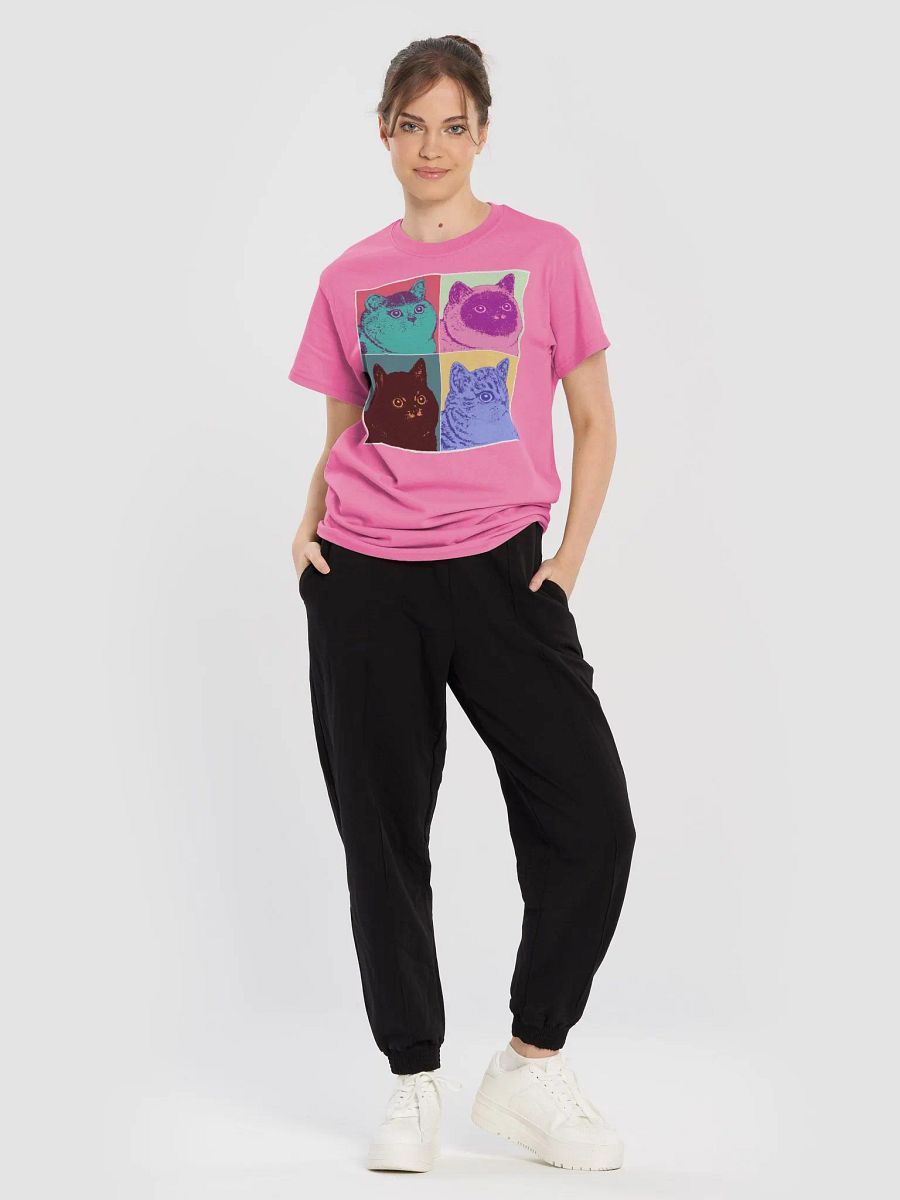 Cat x4 t-shirt product image (55)