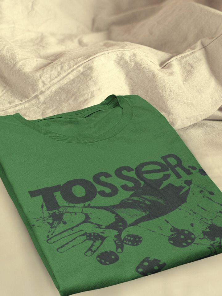Tosser Dice Rolling Unisex T-shirt for Board Gamers - Green Leaf product image (2)