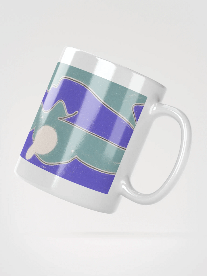Abstract 8b White Glossy Mug product image (2)