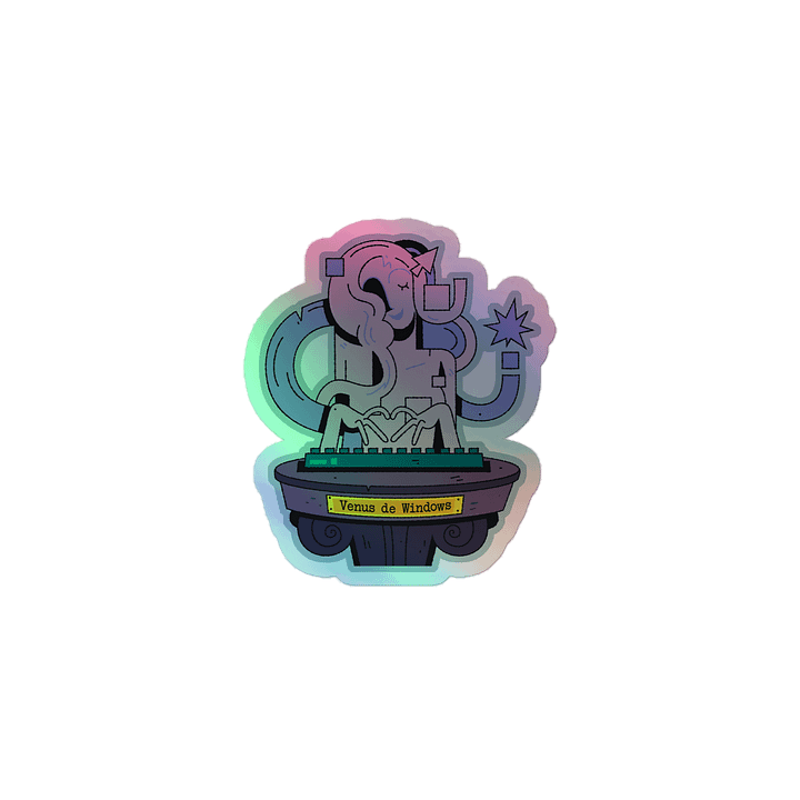 Venus de Windows Holographic Sticker product image (1)