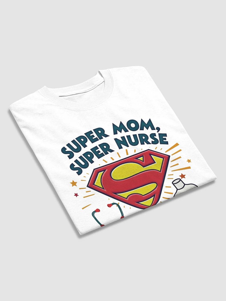 Super Mom, Super Nurse Emblem T-Shirt product image (30)
