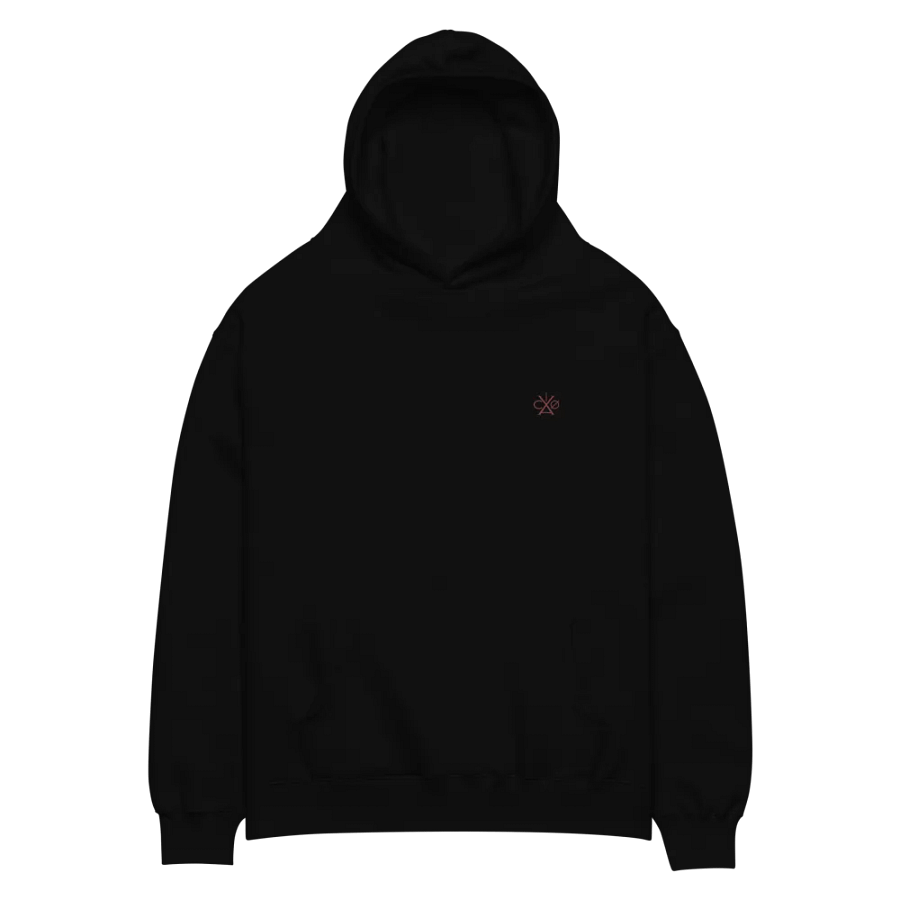 VACIO NEGATIVE {NULL} Logo Relaxed Fit Hoodie (RED) product image (7)