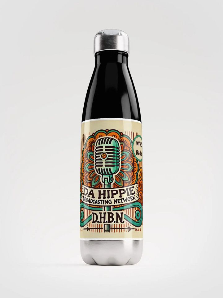 Da Vintage Microphone Stainless Steel Water Bottle product image (1)