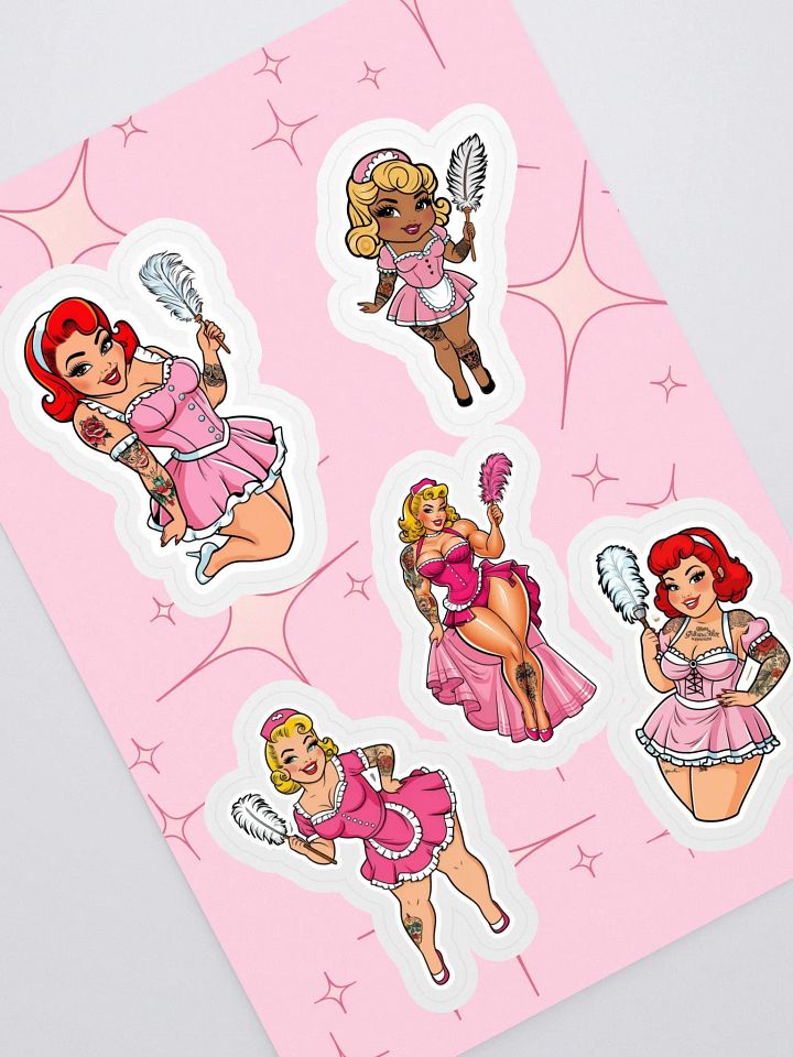 Maid Pin-Up Sticker Extravaganza product image (1)