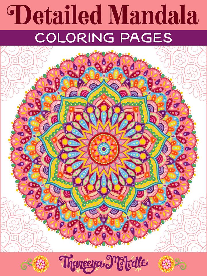 Detailed Mandala Coloring Pages product image (1)