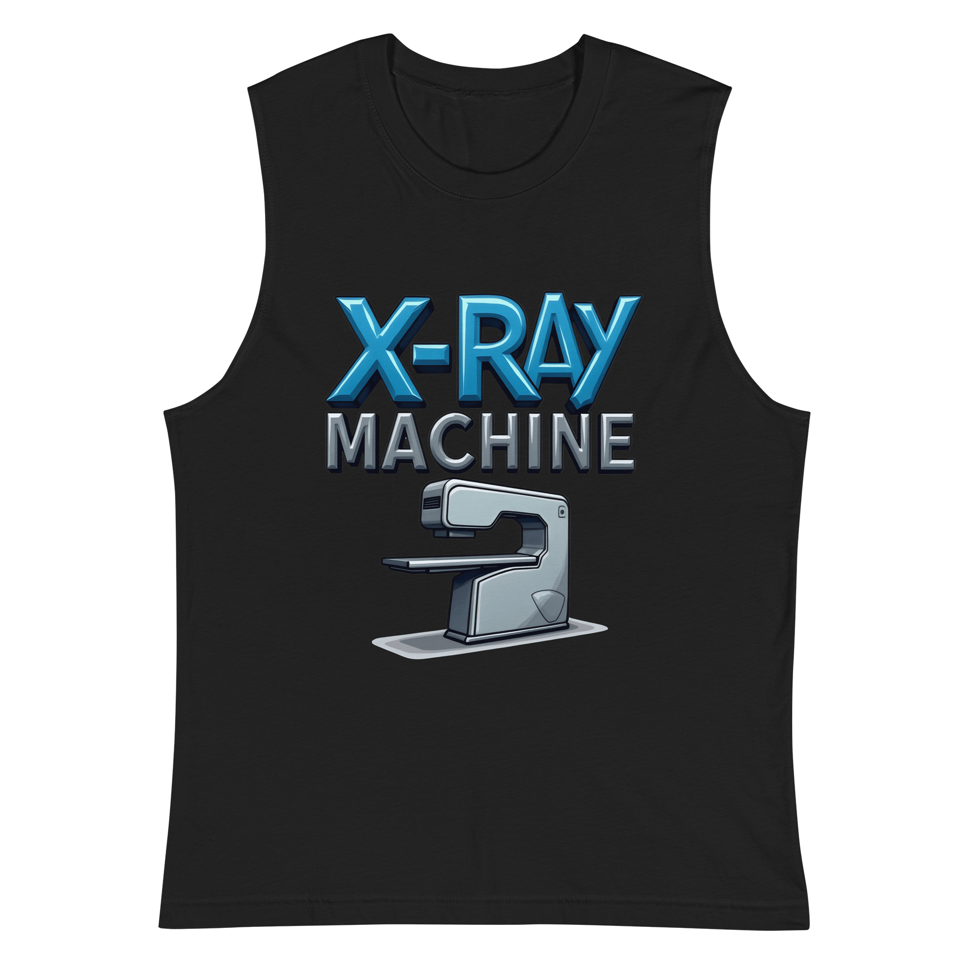 X-Ray Machine Illustrated Muscle Tank product image (3)
