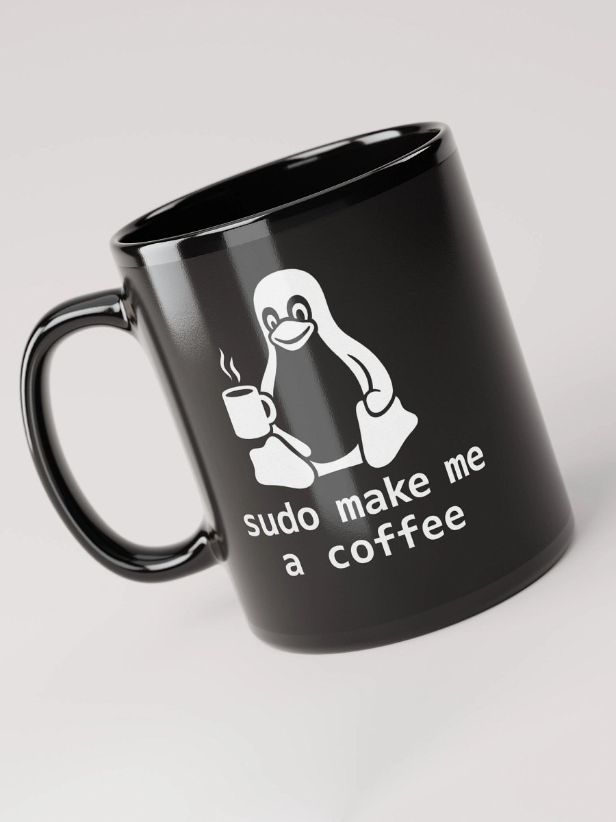 Black Mug - sudo make me a coffee product image (3)