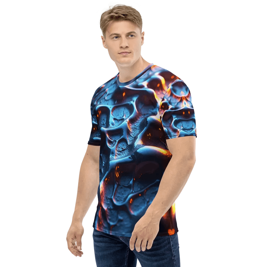 Fluid Reflections All-Over Print Tee product image (3)