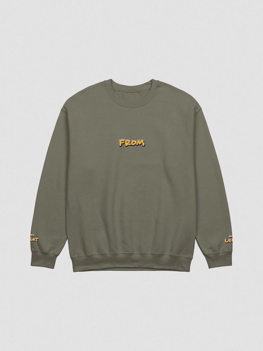 my left from my right embroidered crewneck (TULIP DESIGN) product image (2)