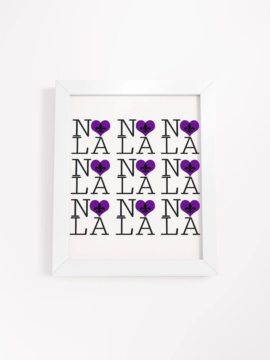 I LOVE NOLA **LEGACY POSTER** (PURPLE HEART) product image (1)