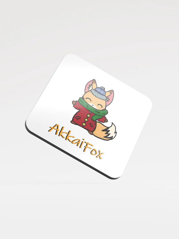 Fox Winter Corked Coaster product image (1)