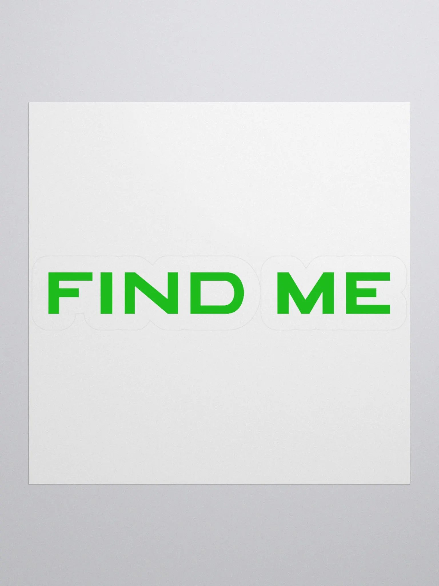 Find Me Sticker product image (2)