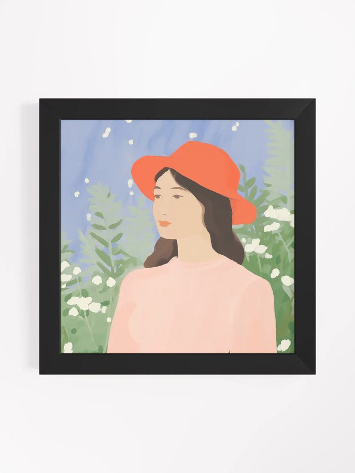 Serene Spring Portrait - Framed Matte Poster product image (3)