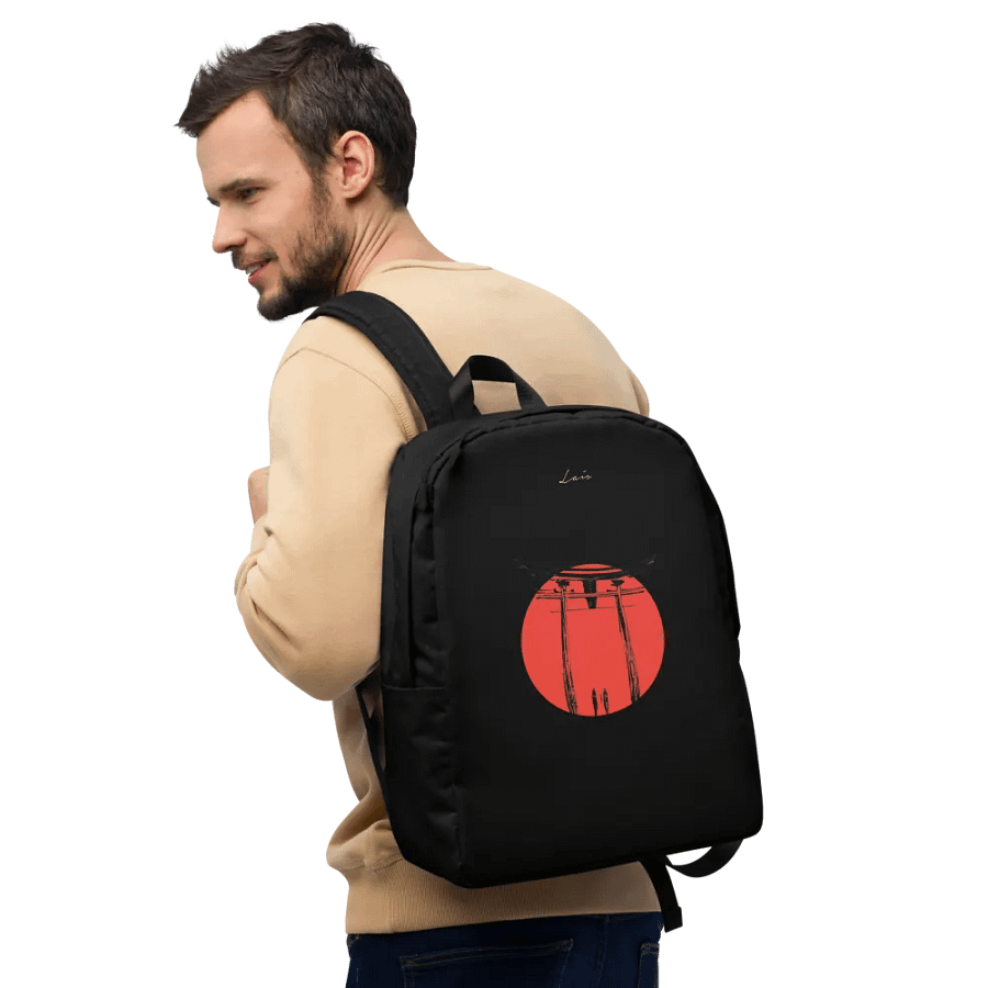 Backpack - Japan Torii Gate Couple Sunset Black product image (7)