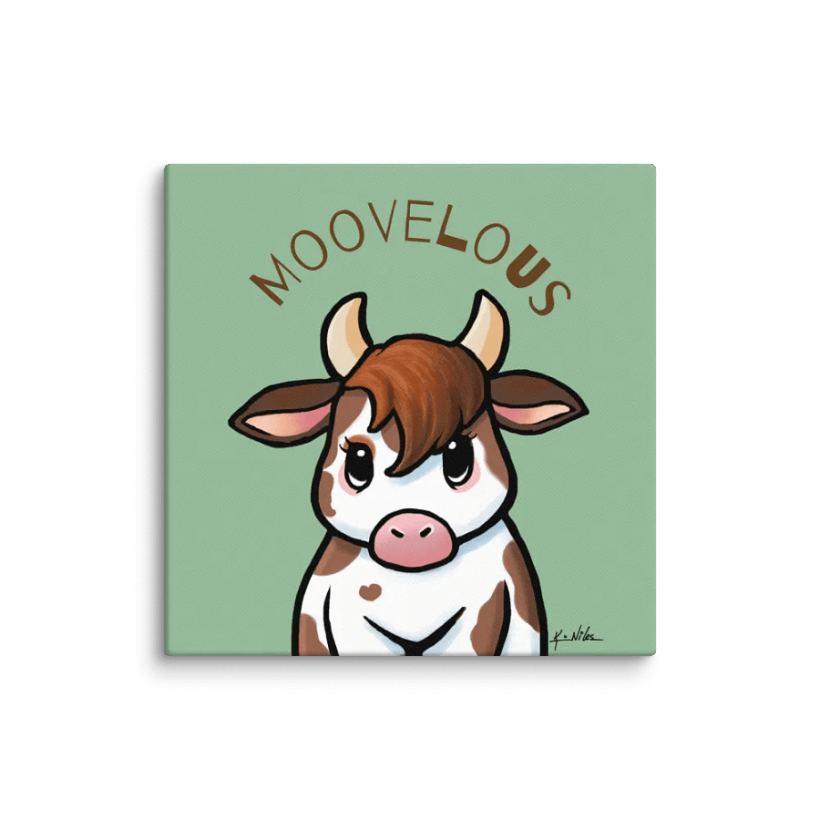 Moo-velous Cow Canvas product image (2)
