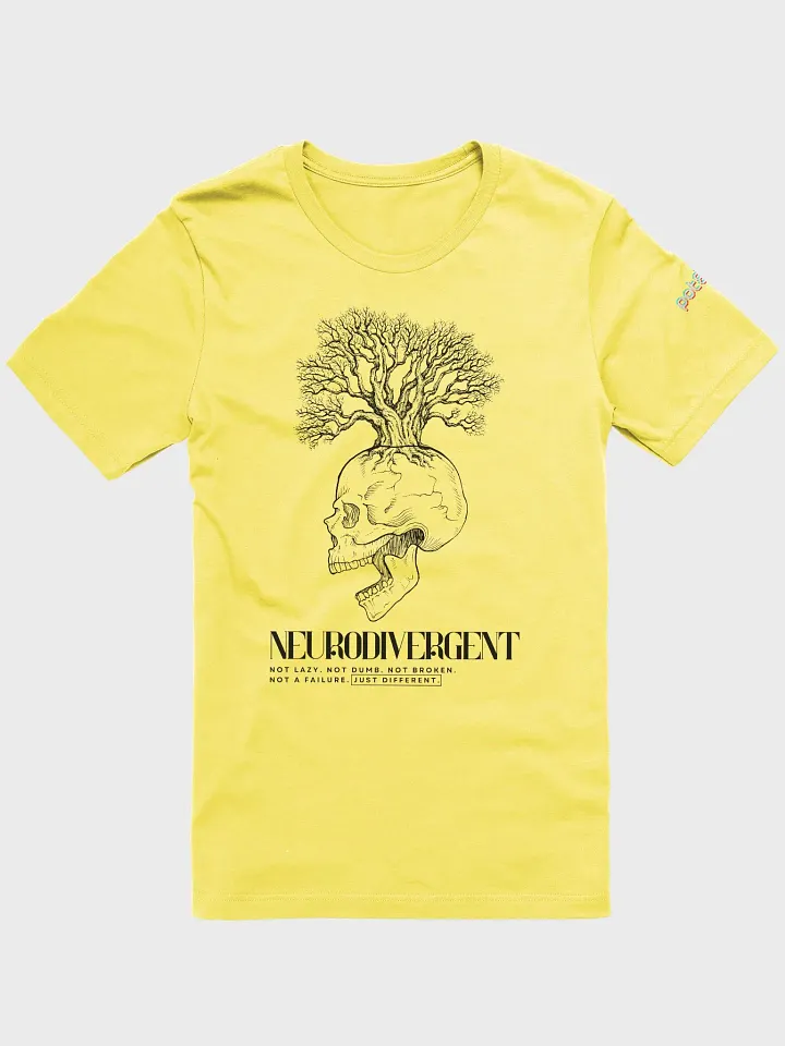 NEURODIVERGENT SKULL supersoft tee product image (71)