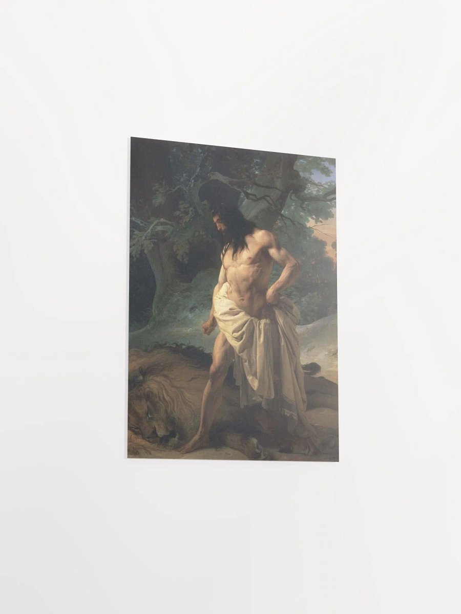 ''Samson and the Lion'' by Francesco Hayez Poster product image (7)