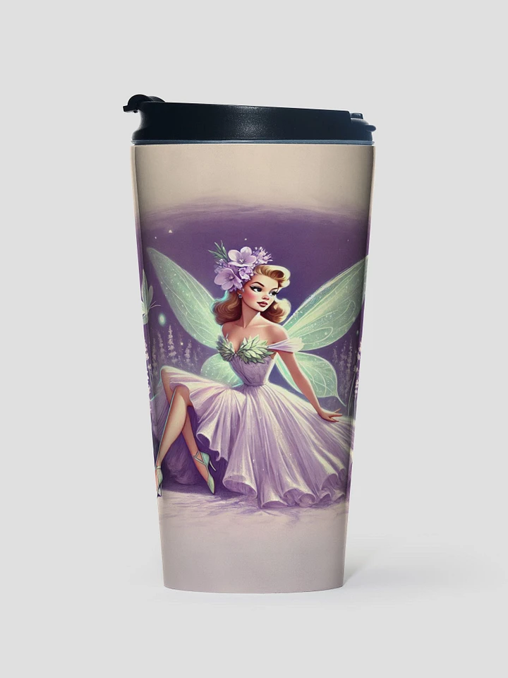 Enchanted Lavender Fairy Stainless Steel Travel Mug product image (1)