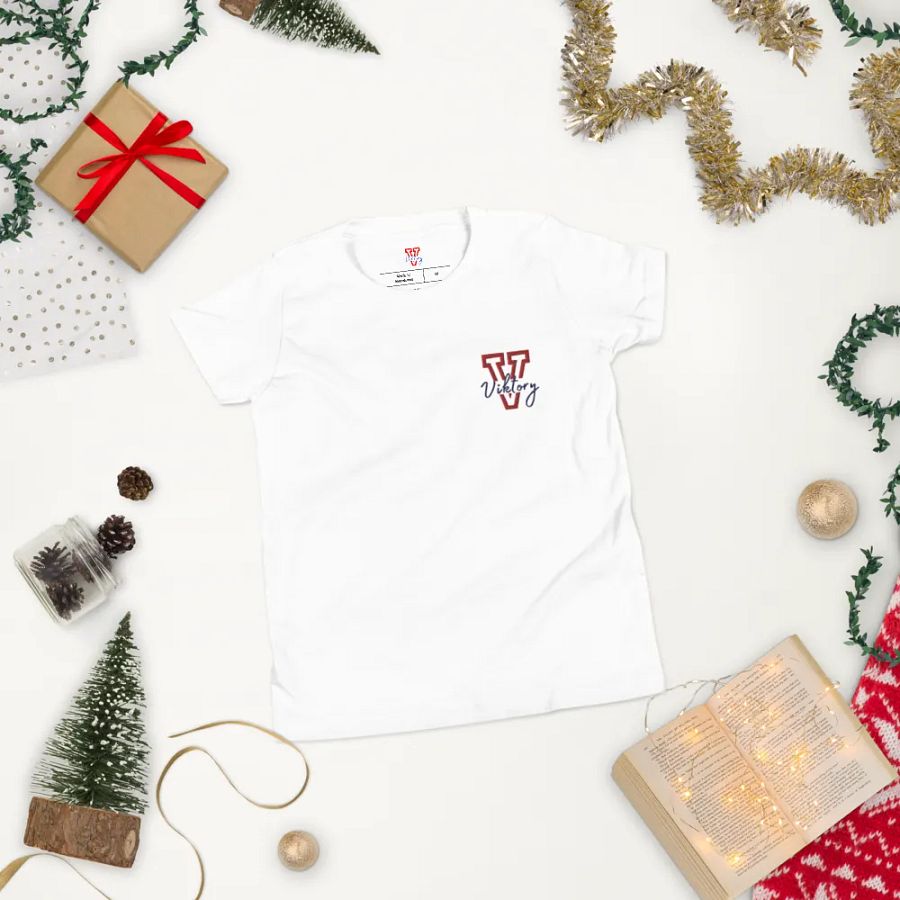 Kids Shirt White (red & blue logo) product image (4)