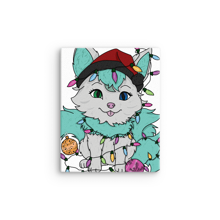 Festive Kitsune Wall Canvas product image (8)