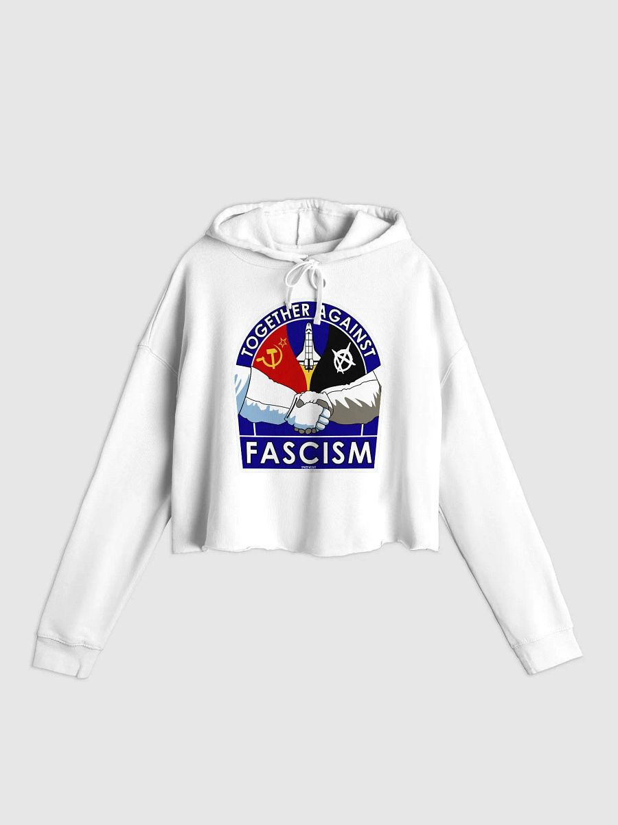 Together Against Fascism Cropped Hoodie product image (11)