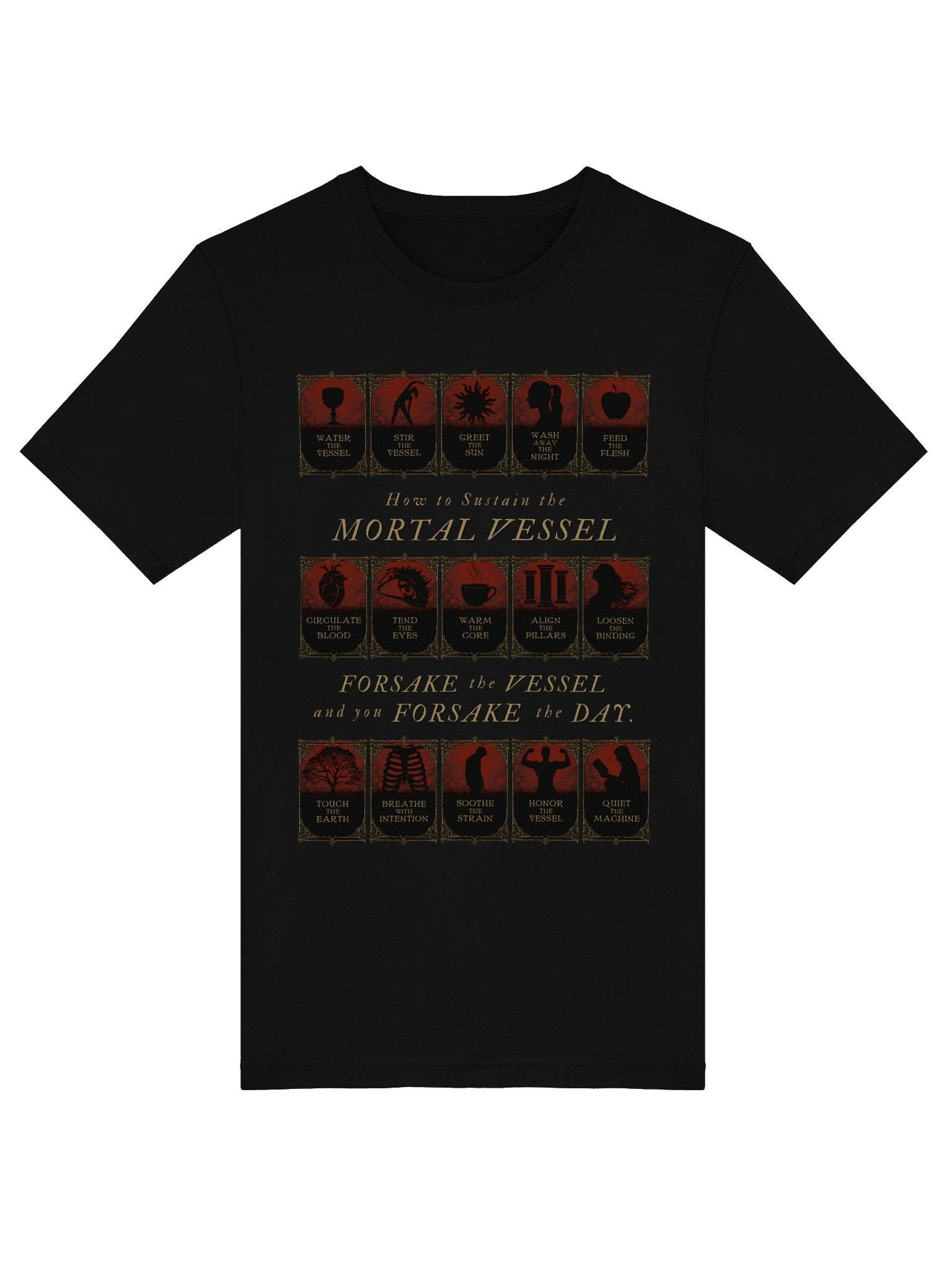 How to Sustain the Mortal Vessel Daily Quest T-shirt product image (5)
