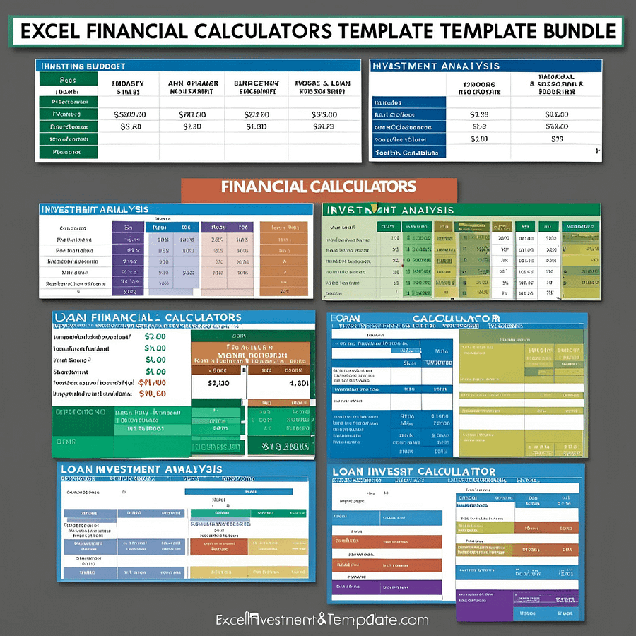 Excel Financial Calculators Template Bundle product image (2)