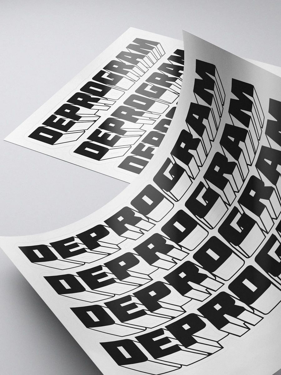 Deprogram Sticker product image (4)