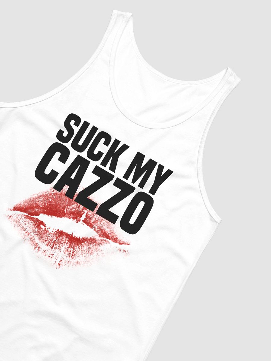 SUCK MY CAZZO tank top white product image (4)