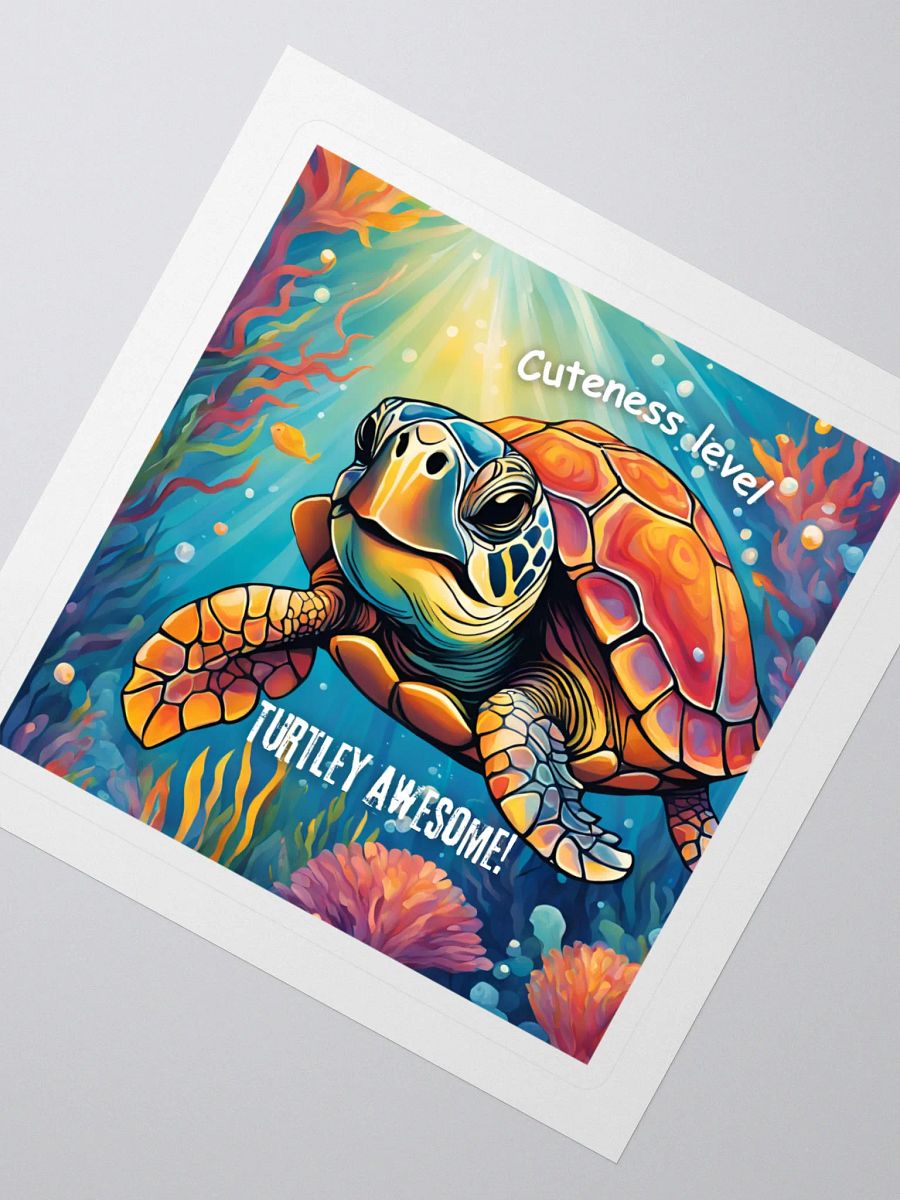 Turtley Awesome Underwater Adventure Sticker product image (2)
