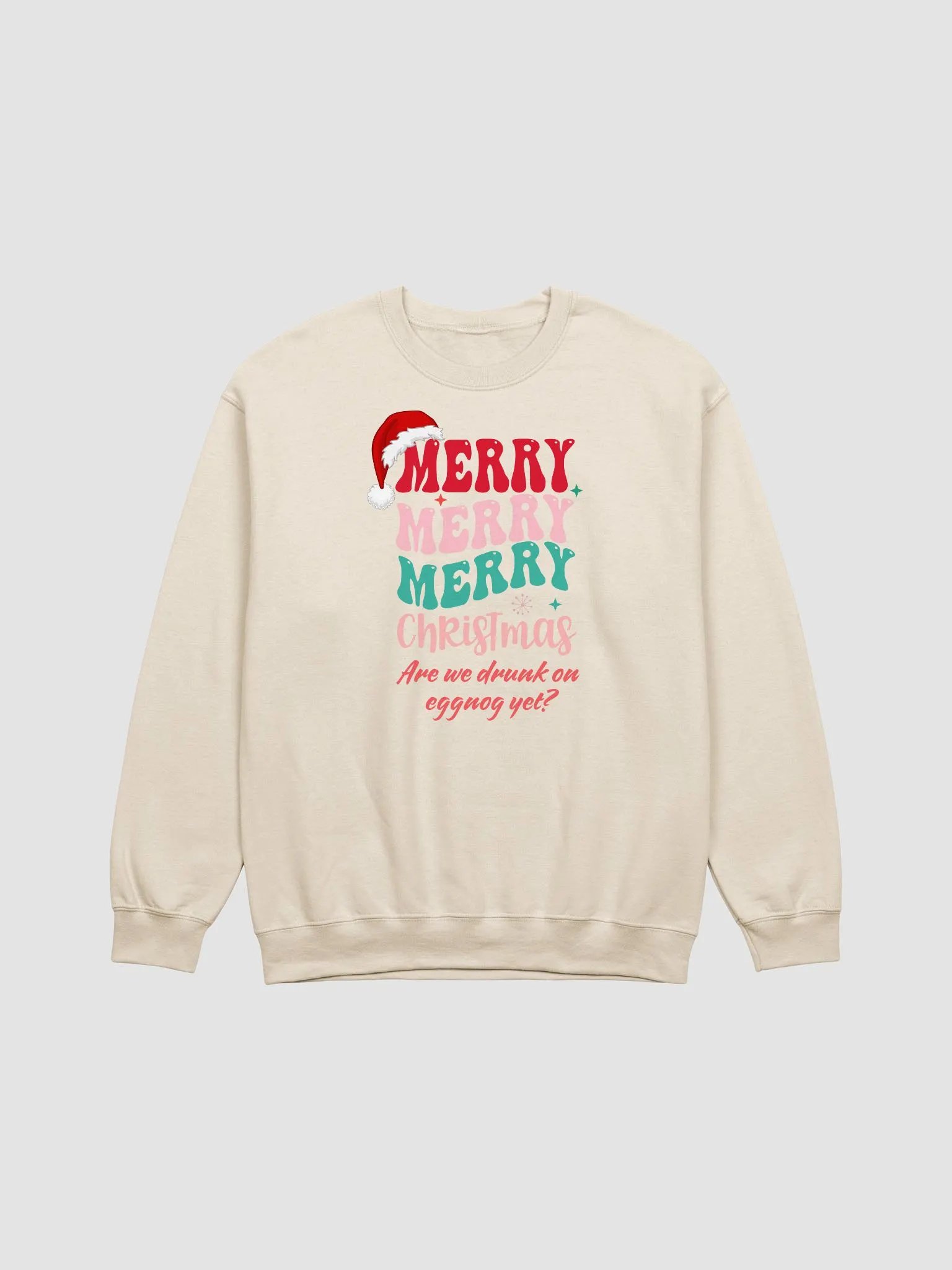 Merry Eggnog Christmas Sweatshirt product image (1)