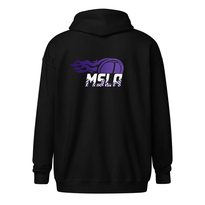 MSLA Purple Zip Up Hoodie product image (2)