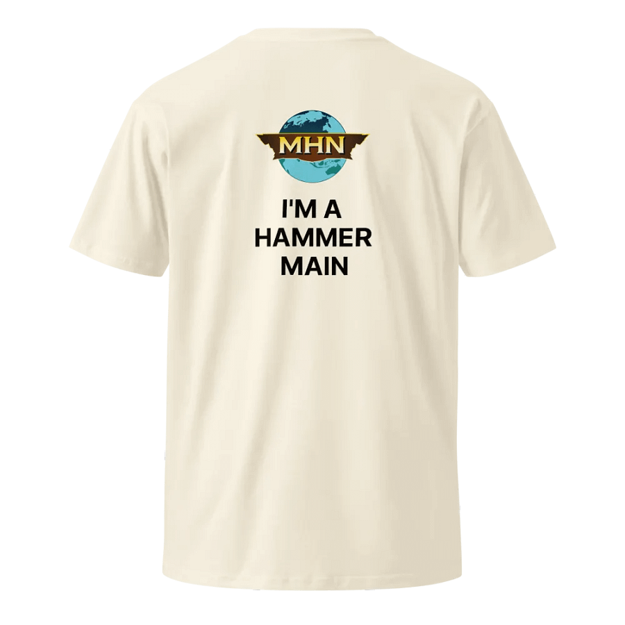 I'm A Hammer Main MHN Emblem Unisex T-Shirt White/Natural product image (3)