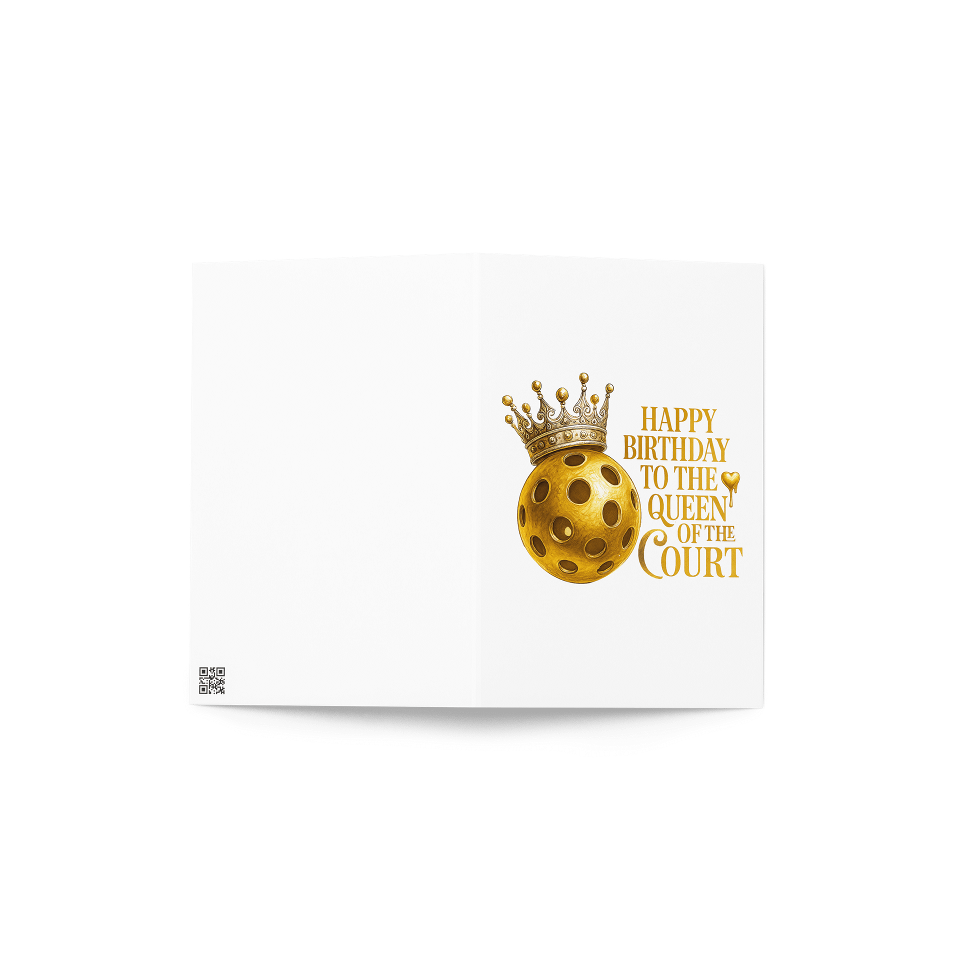 Happy Birthday to the Queen of the Court Card | Pickleball Lover Birthday Card for Pickle ball player, Pickleball Hobby Enthusiasts product image (4)