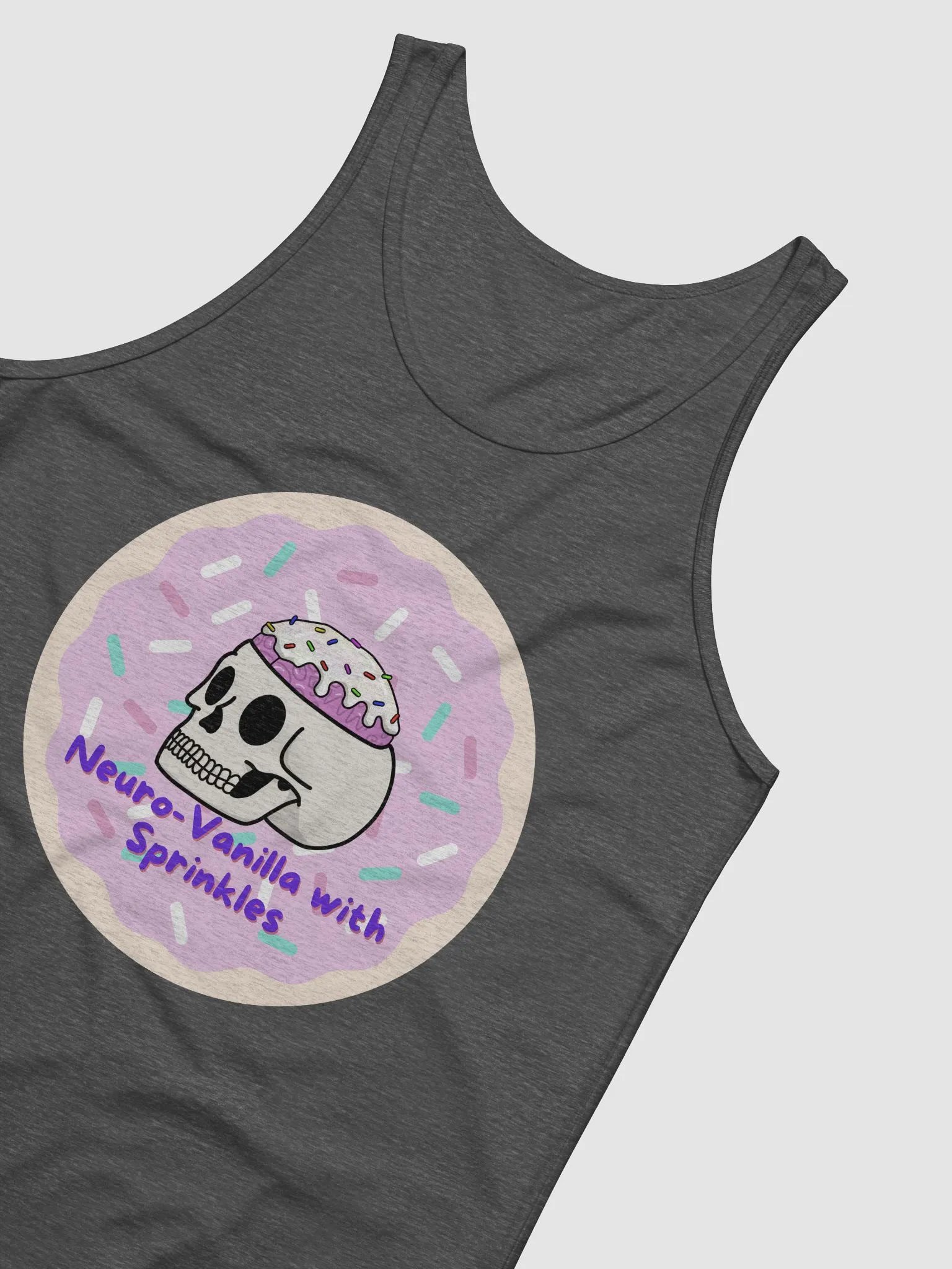 Neuro-Vanilla With Sprinkles Men's Tank Top (Ships from UK) product image (4)