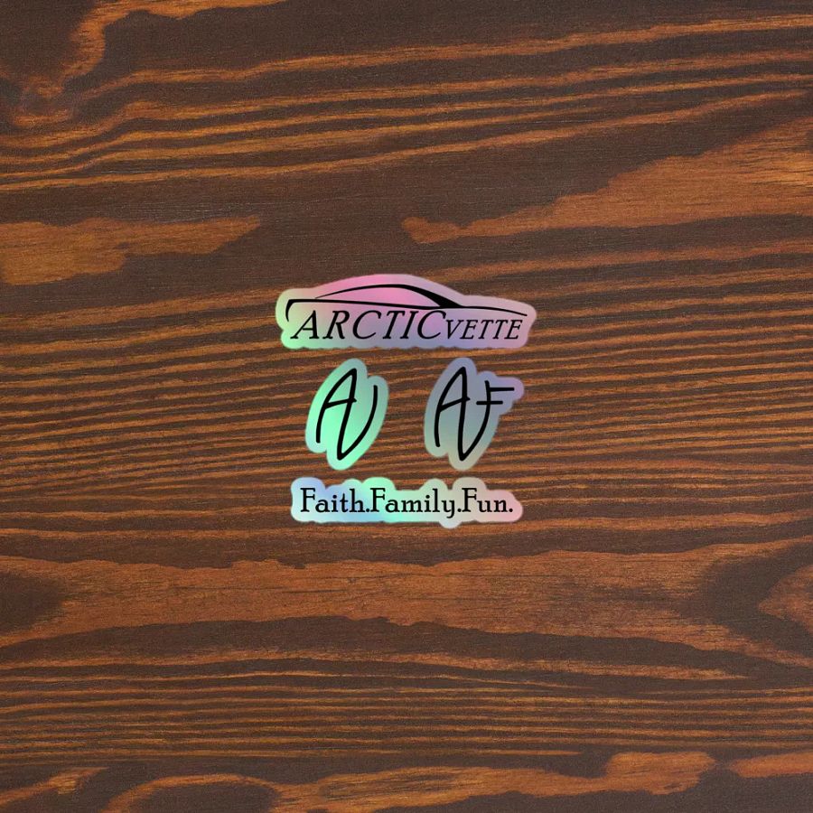 Holographic Arctic Vette Sticker Sheet product image (5)