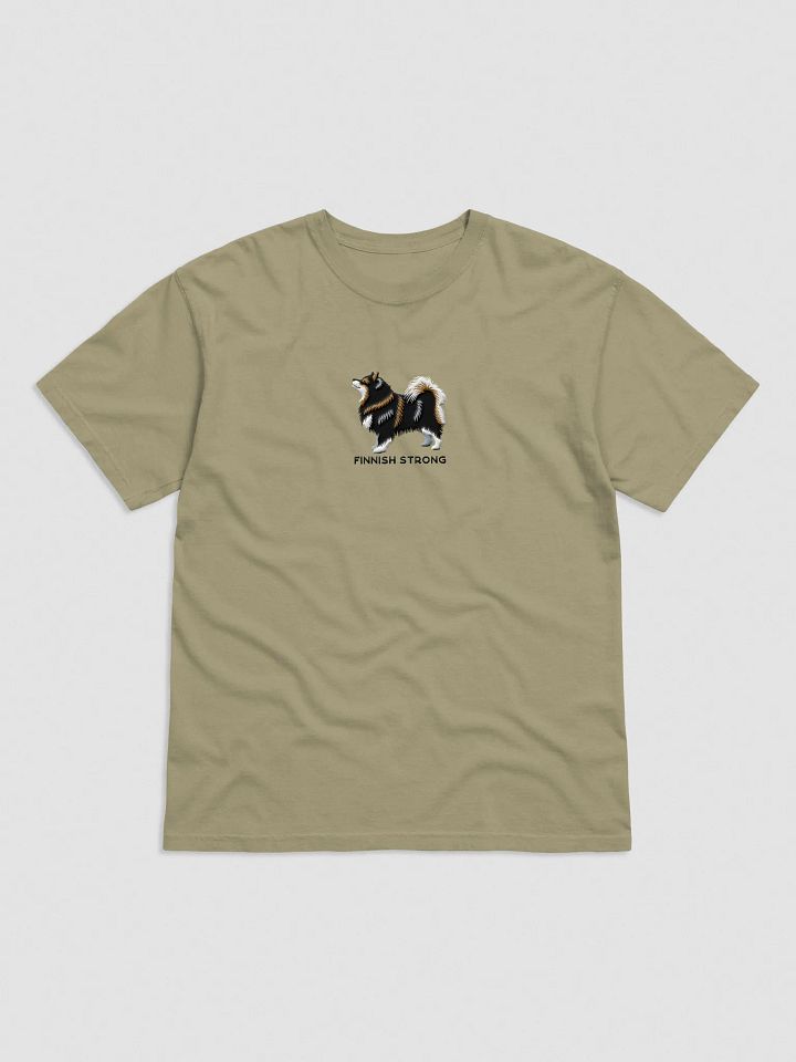 Finnish Strong T-Shirt(Embroidered) of a Finnish Lapphund product image (1)