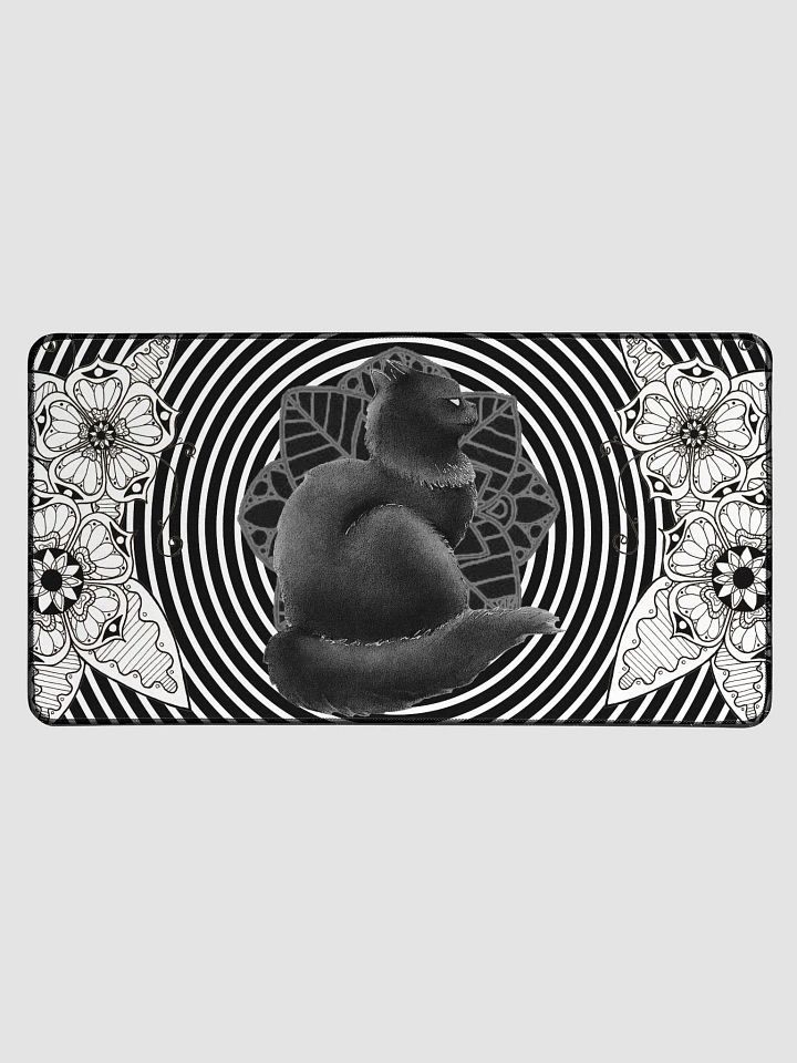 Cat Flower Desk Mat product image (1)