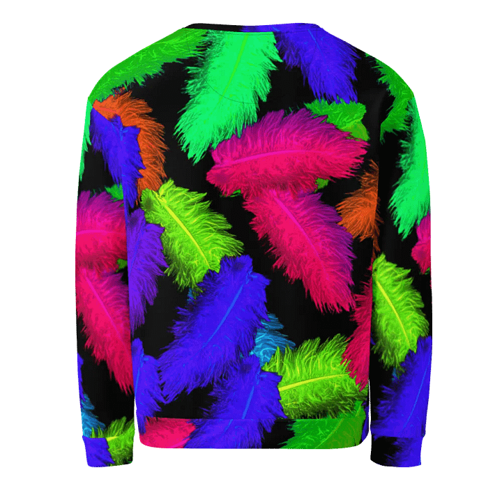 Abstract Feathers Pattern Unisex Sweatshirt product image (2)