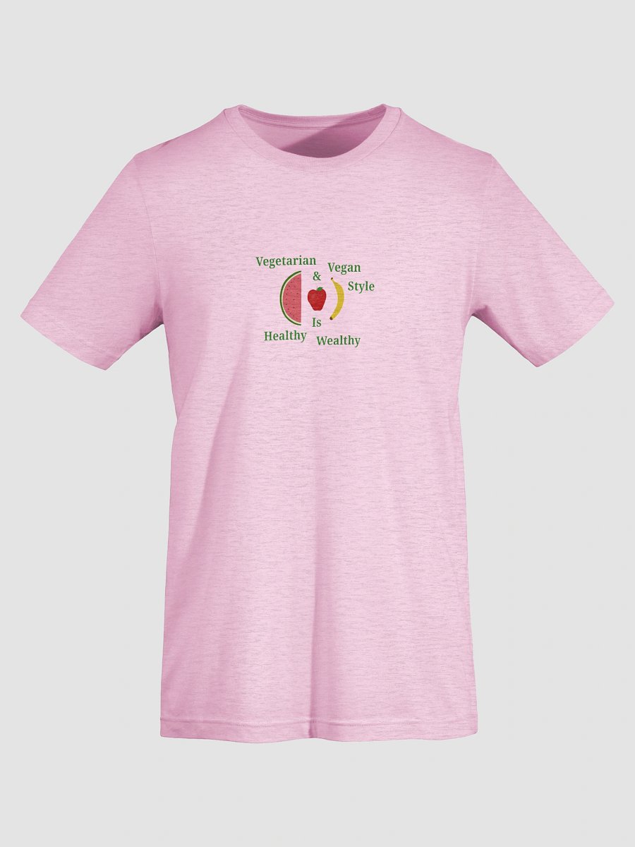 Healthy Wealthy Vegetarian & Vegan Tee product image (7)
