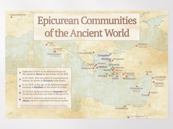 Epicurean Communities of the Ancient World (Enhanced Matte Paper Poster) product image (1)
