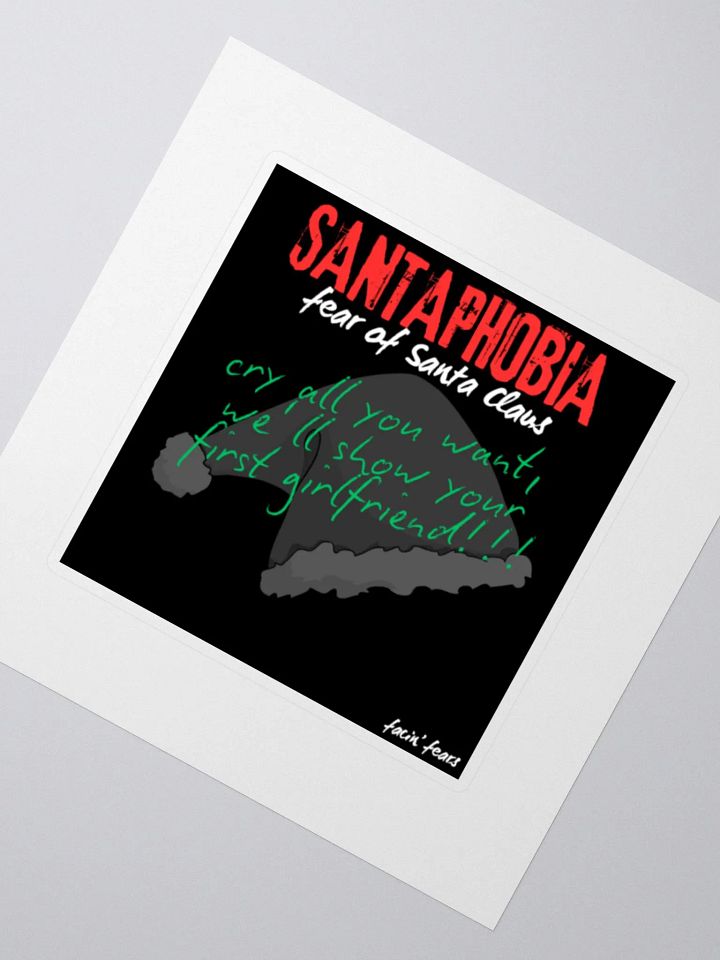 Santaphobia Sticker product image (2)