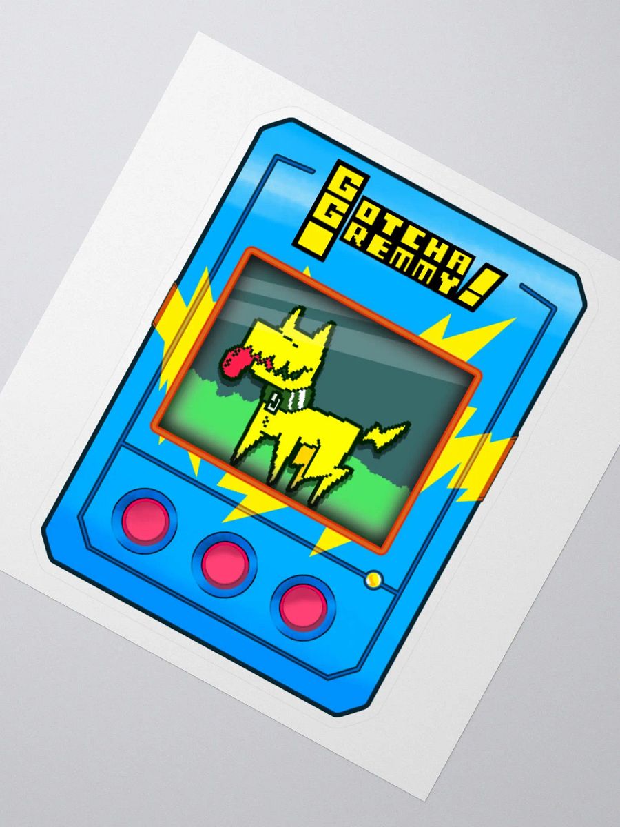 Gotcha Gremmy! [Blue/Yellow] - Sticker product image (2)