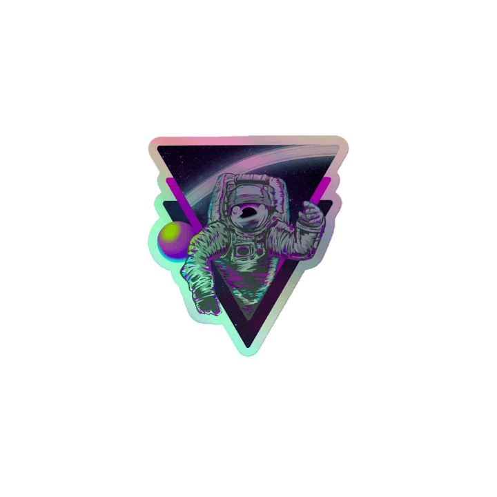 The Moon Man Holofoil Sticker product image (1)